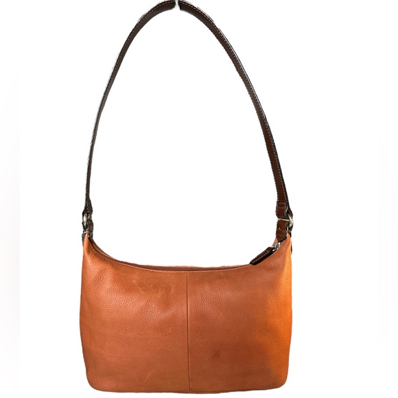 EUC Fossil Brown Leather Hobo Bag Shoulder Bag - Picture 5 of 11